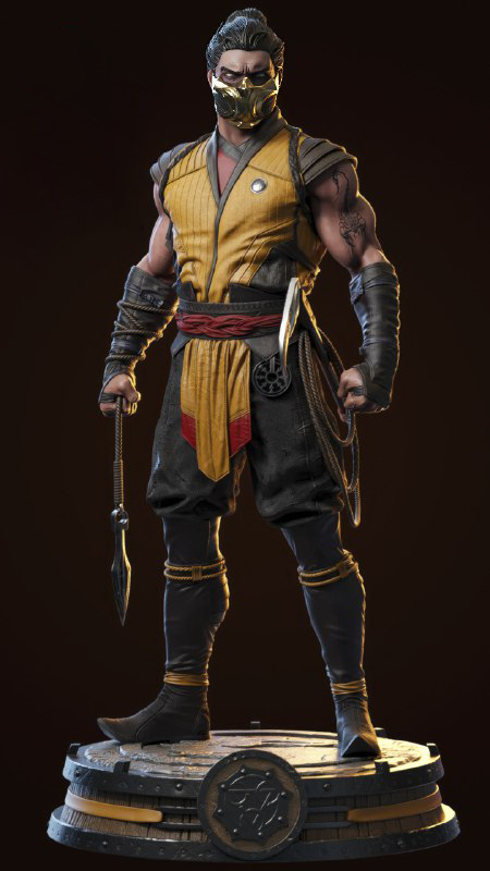 Scorpion 2 Heads - Mortal Kombat