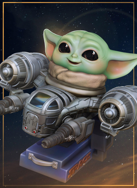 Grogu Mandalorian - Chibi