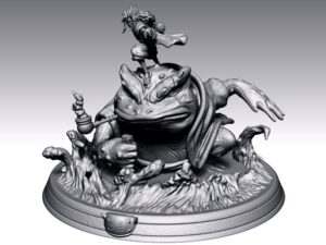 Jiraiya & Gamabunta Statue