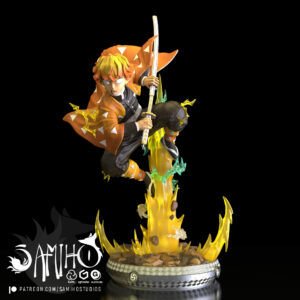 Zenitsu Agatsuma - Kimetsu no Yaiba - Demon Slayer - Samiho Studios