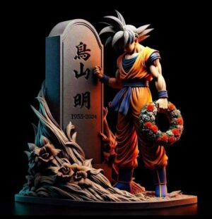 Goku Mourning - Akira Toriyama Tribue